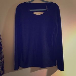 Express Core Performance open back sweatshirt